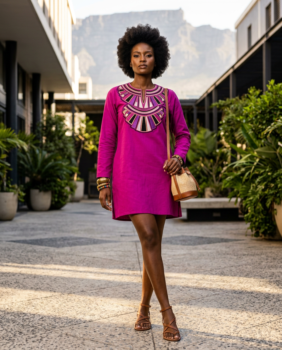 A distinct Biluara catalogue look selected for Maison Diallo